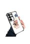 Samsung Galaxy S23 Ultra Compatible Transparent Silicone Flutter Protective Case Tom and Jerry - 2