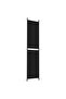 3-Panel Room Divider Black 150x220 cm Fabric - 5