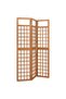 3-Panel Room Divider/Trellis Solid Fir Wood 121x180.5 cm - 2