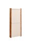 5-Panel Room Divider Cream White 350x180 cm - 4
