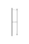 4-Panel Room Divider White 200x220 cm Fabric - 5