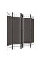 5-Panel Room Divider Anthracite 200x180 cm - 2