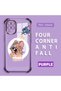 Samsung Galaxy A12/M12 Compatible Transparent Silicone Flutter Protective Case Tom and Jerry