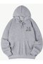 Back Printed Hooded Sweatshirt - 4