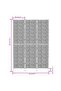 Room Divider 3-Panel 122x180 cm Water Hyacinth - 3