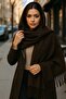 Women's Tasseled Thick Shoulder and Shawl Scarf - 5