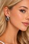 Silver Color Hoop Detailed Steel Earrings - 2