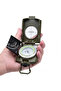 Prismatic Water Resistant Luminous Compass with Case Military Army for Camping Hiking Traveling Geology Pu - 5
