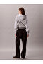Women's Straight Leg Stitched Front Sweatpants - Black - 6