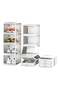 4 Layers Foldable Shoe Storage Box for Closet Bedroom, Installation Free Shoe Containers,Large Space