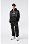 Elastic Cuff Pants Men's Black Sweatpants - 221307-Kk001