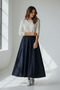 Women's Elastic Waist, Straight Cut, Size Skirt - 5