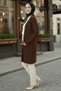 Pocketed Knitwear Cardigan R4442 Brown - 2
