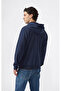 Full Zip Hoodie Sweatshirt Men's Navy Blue Sweatshirt - 221810-Bs501 - 2