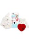 Little Buddy Heart Beat Sheep Dog Plush Toy, White, 2.8 Kg