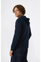 Full Zip Hoodie Sweatshirt Men's Navy Blue Sweatshirt - 221918-Bs501 - 2