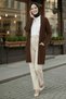 Pocketed Knitwear Cardigan R4442 Brown - 4