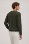 Emerald Green Slim Fit Crew Neck V Mohair Wool Knitwear Sweater - 4