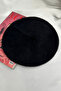 Soft Texture Plain Pattern Painter Beret - 3