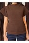Women's Half Fisherman Shoulder Pad Piece Sweater - 3
