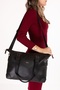 Women's Daily Wide and Versatile Hand and Shoulder Bag Ald.1812 Black - 6