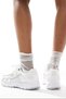 Bowerman Zoom Vomero 5 Metallic Silver Leather Sneaker Genuine Leather Women's Casual Sports Shoes B - 2