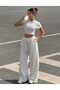 Women's Winter Baggy Sweatpants - Cotton, High Waist, Wide Leg