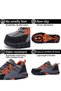 Safety Shoes Steel Toe Lightweight Work Sneakers for Men and Women Breathable Industrial Footwear - 4