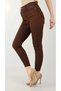Women's Coffee Color Skinny Jeans Non-Fading Skinny Jean Shaping / Sculpting Pants - 5
