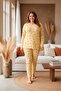 Battal Red Heart Detailed Plus Size Pajama Set