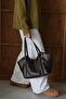 Women's Buckle Detailed Zippered Shoulder Bag Riva - 4