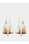Strappy Heel Sandals with Buckle Detail - 4