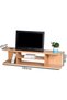 𝐎𝐧𝐞𝐃𝐜𝐨𝐫 Modern TV Stand with Storage for TVs up to 65” – Bamboo Entertainment Console - 2