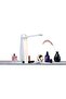 White Desk Lamp - White Light, USB Charging, Touch Control, Adjustable Arm, Home Office Light, Compa - 4