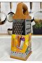 Stainless Steel 4-Sided Multifunctional Grater Slicer Wood Look - 4