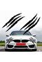 30 X 10 cm Monster Claw Auto Sticker Car Headlight Sticker Hologram White Black Red Gray Yellow