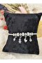 Gold&Silver Human Figure Steel Charm Bracelet