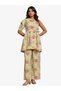 Women Green Printed Pure Cotton Tunic and Pants Co-Ords