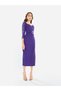 Women Embellished Sleeve Midi Dress - 2