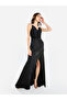 Women Drape Silhouette Gown Maxi Dress - 3