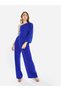 Women Crystal Trim One Shoulder Jumpsuit