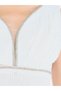 Women Sequined Plunge Midi Dress - 4