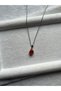 Raw Sunstone Steel Necklace Handmade 316L Steel