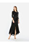 Women Sequin Wrap Slit Maxi Dress - 3