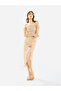 Women Draped Sequin Midi Dress - 4