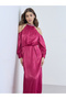 Women Embellished Cold Shoulder A-Line Maxi Dress - 4