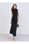 Women Black Sleeveless Maxi Dress