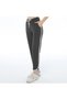 Women's Black Color Slit Long Pants with Front Hem Stitching Piped (with Plus Size Option) - 5