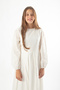 Girls Suzani Embroidery Detail Tie-Detail Waist Dress, Height-Length Children’s Modest Dress Age 7–14 - 7