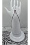 Stainless Steel Silver Color Waterway Large Heart Detailed Zircon Stone Shahmeran - 2